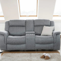 Linden Recliner Sofa Grey 2 Seater