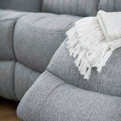 Linden Recliner Sofa Grey 3 Seater