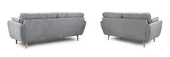 Maxen Sofa Set - Grey