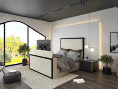 Melaya Metal Electric TV Bed