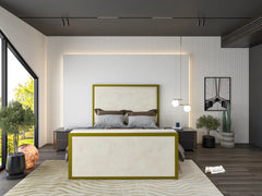 Melaya Metal Electric TV Bed