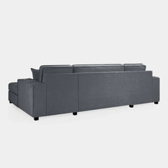 Milan Sofa Bed Grey U Shape Corner