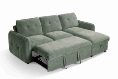 Moscow Universal Corner Sofabed With Storage - Green