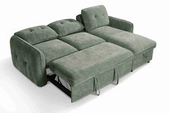 Moscow Universal Corner Sofabed With Storage - Green