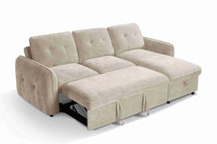 Moscow Universal Corner Sofabed With Storage - Beige
