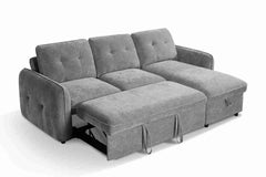 Moscow Universal Corner Sofabed With Storage - Grey