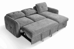 Moscow Universal Corner Sofabed With Storage - Grey