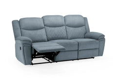 Myra Recliner Fabric 2 Seater Sofa - Grey