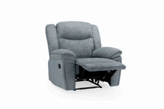 Myra Recliner Fabric 3+1+1 Sofa - Grey