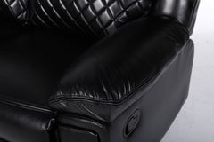 Myra Recliner Leather Large Corner Sofa Set