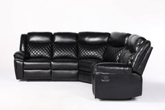 Myra Recliner Leather Large Corner Sofa Set