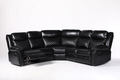 Myra Recliner Leather Large Corner Sofa Set
