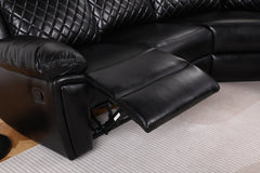 Myra Recliner Leather Large Corner Sofa Set