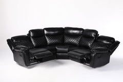 Myra Recliner Leather Large Corner Sofa Set