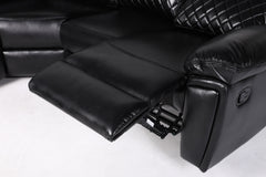 Myra Recliner Leather Large Corner Sofa Set