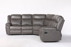 Myra Recliner Leather Large Corner Sofa Set