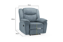 Myra Recliner Armchair Sofa - Grey