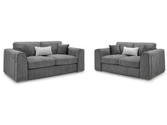 Naples 3+2+1 Seater Sofa Set - Grey