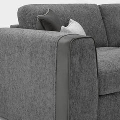 Naples Sofa Grey Large Corner