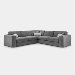 Naples Sofa Grey Large Corner