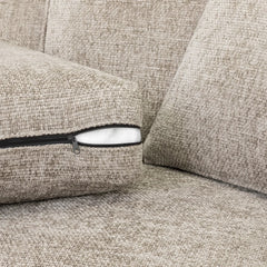 Nebraska Sofa Stone 3 Seater