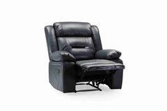 Novie Recliner 3+2+1 Sofa Set - Black