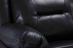 Novie Recliner 3+2+1 Sofa Set - Black
