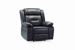 Novie Recliner 3+2+1 Sofa Set - Black