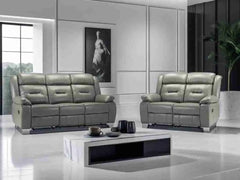 Novie Recliner 3+2+1 Sofa Set - Grey