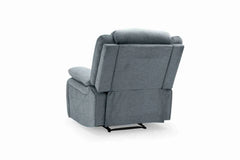 Novie Recliner Fabric Sofa 3+1+1 Set - Grey
