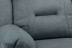 Novie Recliner Fabric Sofa 3+2+1 Set - Grey