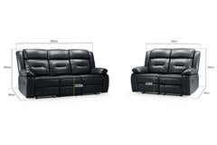 Novie Faux Leather 3+2 Seater Sofa