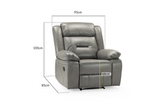 Novie Faux Leather Armchair Sofa