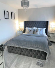 5FT-King Size Birlea Winged Bed