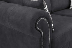 Oakland 2 Seater Sofa - Charcoal