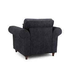 Oakland Leather Armchair Black