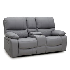 Orla Electric Recliner 2 Seater Sofa - Grey