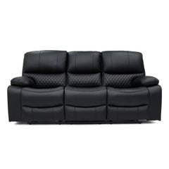 Orla Electric Recliner 3 Seater Sofa - Black