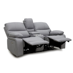 Orla Electric Recliner 3 Seater Sofa - Grey