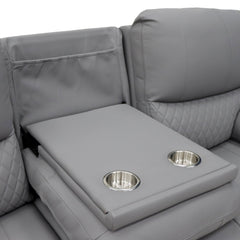 Orla Electric Recliner 3 Seater Sofa - Grey