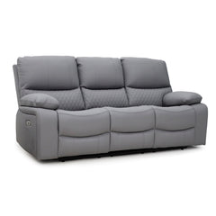 Orla Electric Recliner 3 Seater Sofa - Grey
