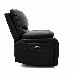 Orla Electric Recliner 3+2 Sofa Set - Black