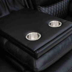 Orla Electric Recliner 3+2 Sofa Set - Black