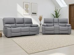 Orla Electric Recliner 3+2 Sofa Set - Grey