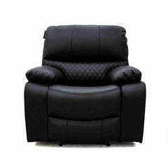 Orla Electric Recliner 3+2+1 Sofa Set - Black