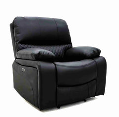 Orla Electric Recliner 3+2+1 Sofa Set - Black