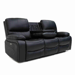Orla Electric Recliner 3+2+1 Sofa Set - Black