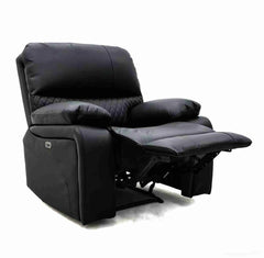 Orla Electric Recliner 3+2+1 Sofa Set - Black