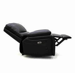 Orla Electric Recliner 3+2+1 Sofa Set - Black