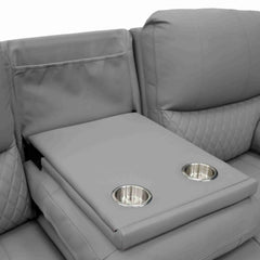 Orla Electric Recliner 3+2+1 Sofa Set - Grey